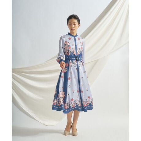 ブーケスカーフプリントワンピース | グレースコンチネンタル(GRACE  