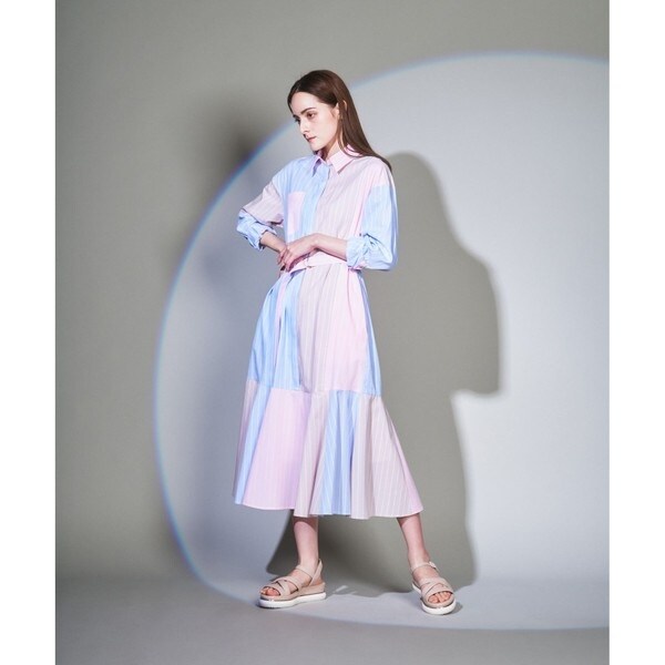 即日発送 パッチワークシャツワンピース ワンピース Www Ntfw Org