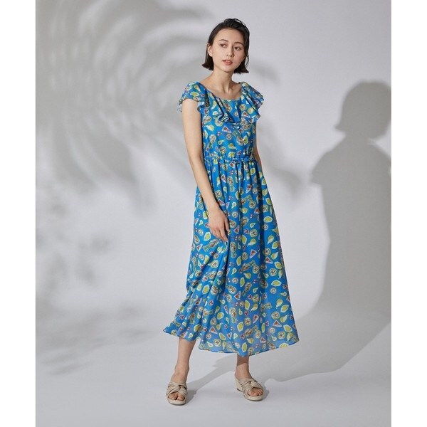 キャットプリントフライヨークワンピース | グレースコンチネンタル