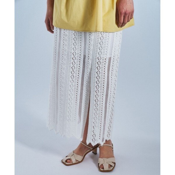 グレースコンチネンタル（GRACE CONTINENTAL）/レーススリットスカート レーススリットスカート | グレースコンチネンタル(GRACE CONTINENTAL