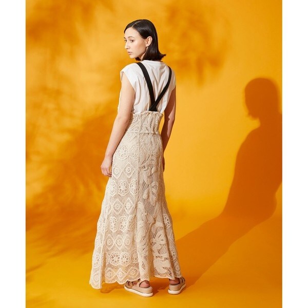 GRACE CONTINENTAL メッシュレースジャンパースカート オンライン限定】メッシュレースジャンパースカート / GRACE