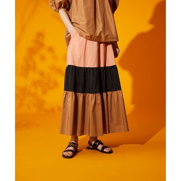 IENA コットンレースティアードスカート38 IENA イエナ コットンレースティアードスカート38 IENA】《追加