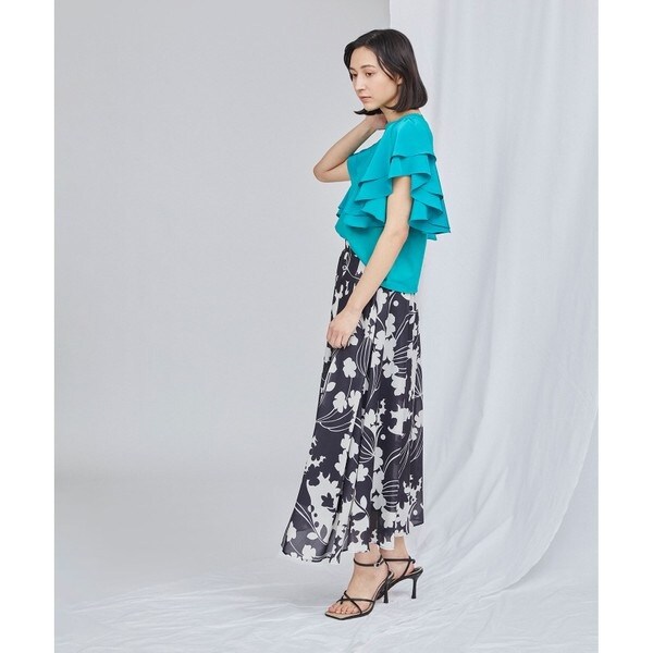 パフュームプリントチュールスカート | グレースコンチネンタル(GRACE