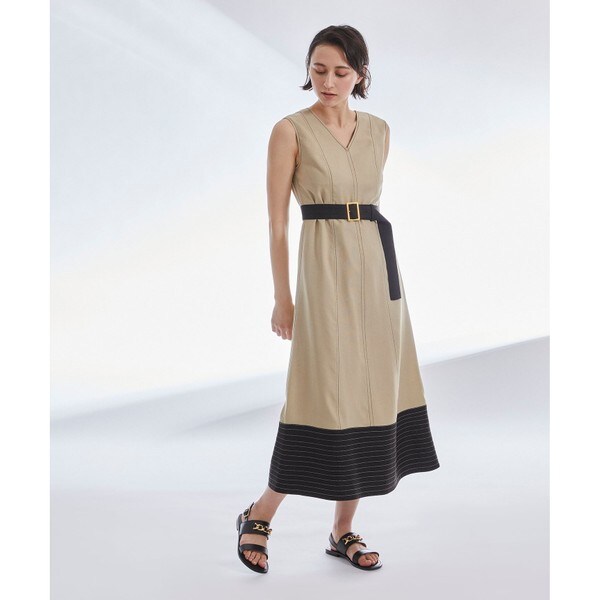 ✩新品タグ付き✩ ステッチフレアサックワンピース2 ステッチフレアサックワンピース2 / GRACE CONTINENTAL | GRACE