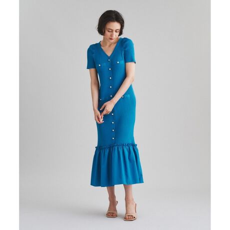 ヘムギャザーニットワンピース | グレースコンチネンタル(GRACE  