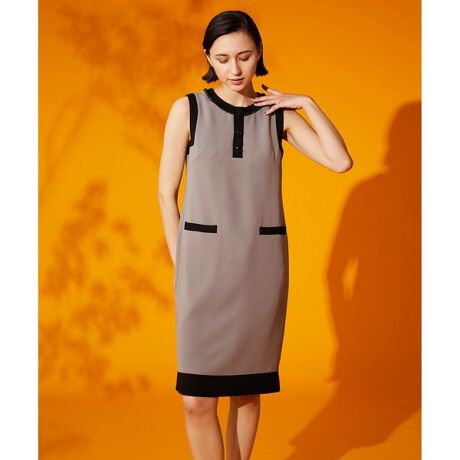 ビジュー釦付サックドレス | グレースコンチネンタル(GRACE  