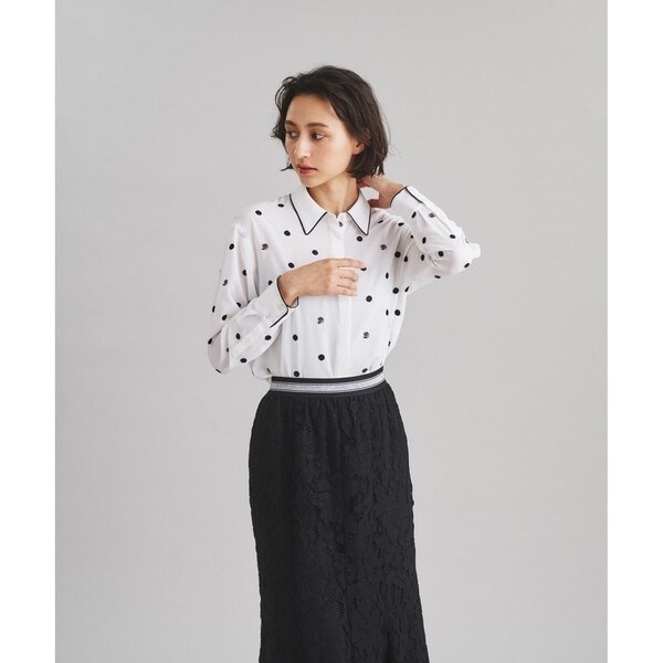 ドット刺繍ブラウス | グレースコンチネンタル(GRACE CONTINENTAL