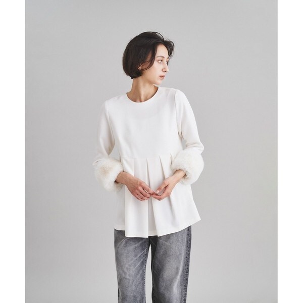 ⚠️最終値下げ 【グレースコンチネンタル】 ファーカフス2WAYTOP＋pants オンライン限定】ファーカフストップ | グレースコンチネンタル(GRACE