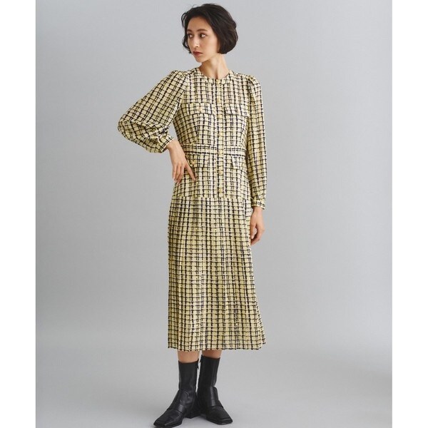 ツイードプリントワンピース | グレースコンチネンタル(GRACE