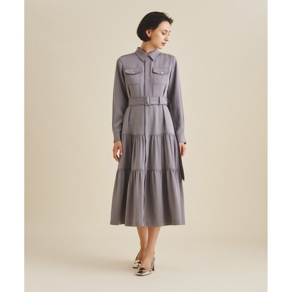 グレースコンチネンタル　ノクターンモチーフシャツワンピース ノクターンモチーフシャツワンピース / GRACE CONTINENTAL