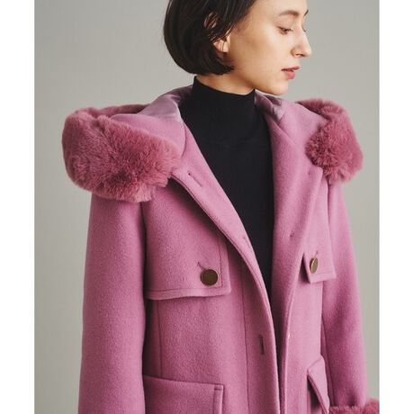 GRACE CONTINENTAL / グレースコンチネンタル ウールロングジャケット  