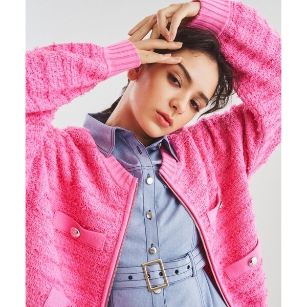 ツイードニットブルゾン | グレースコンチネンタル(GRACE CONTINENTAL