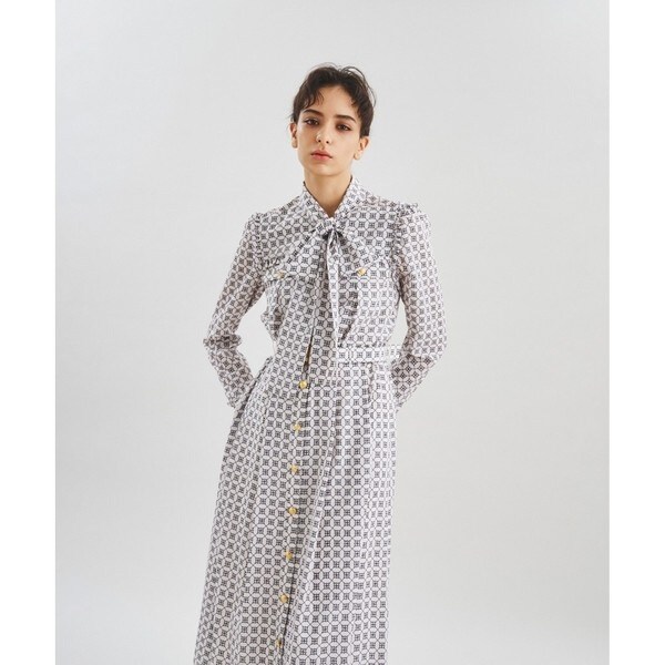 キカチェックプリントドレス | グレースコンチネンタル(GRACE