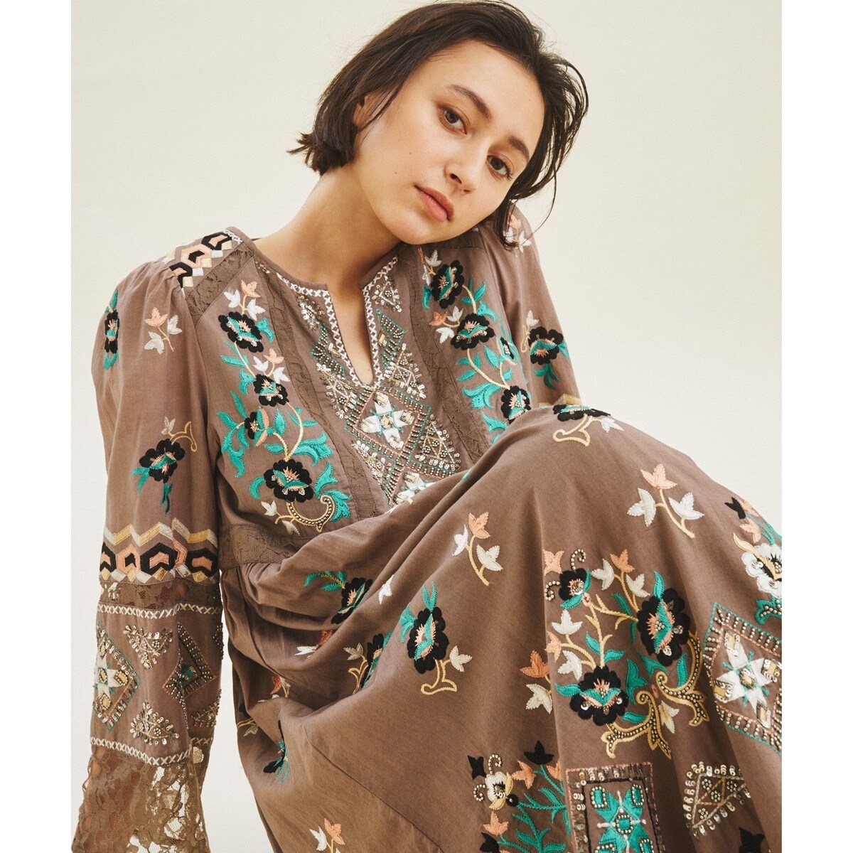 キカフラワーワンピース | グレースコンチネンタル(GRACE CONTINENTAL