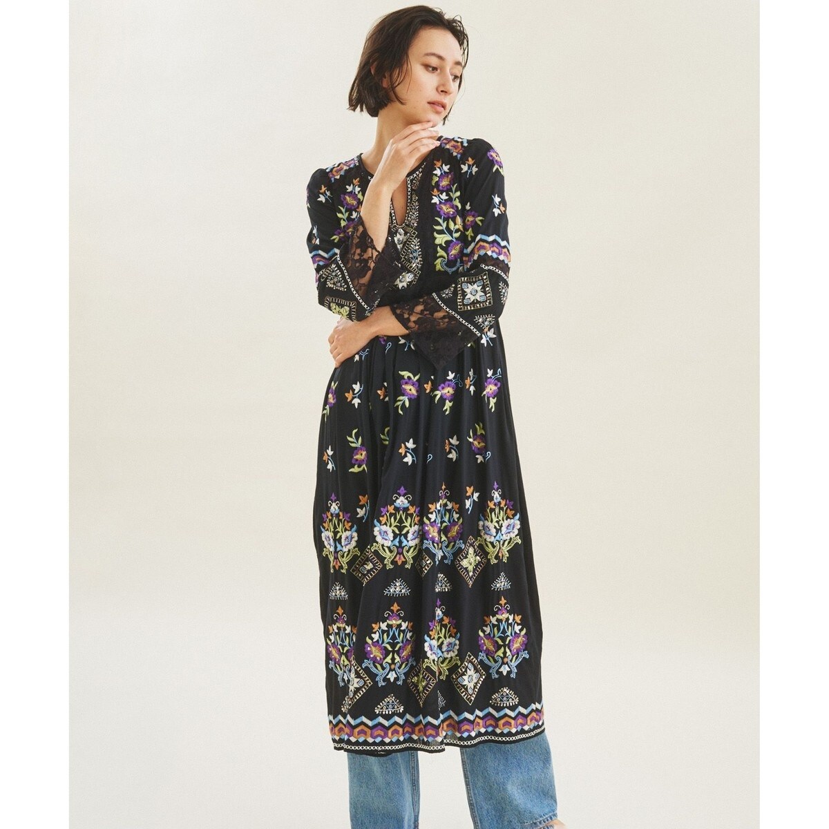 キカフラワーワンピース | グレースコンチネンタル(GRACE CONTINENTAL