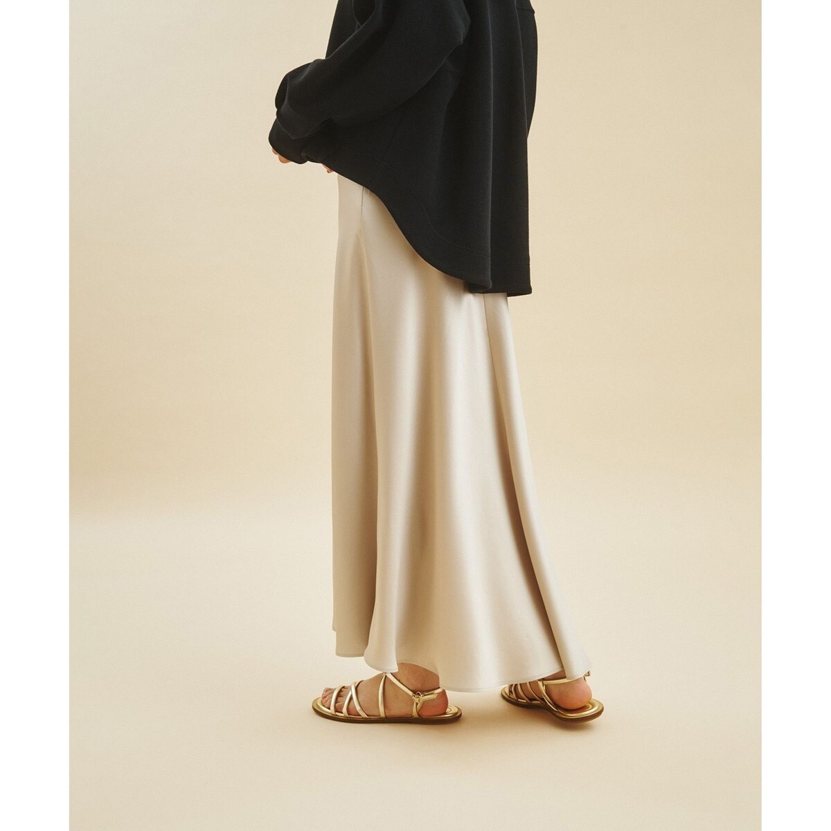 サテンバイアスロングスカート | グレースコンチネンタル(GRACE