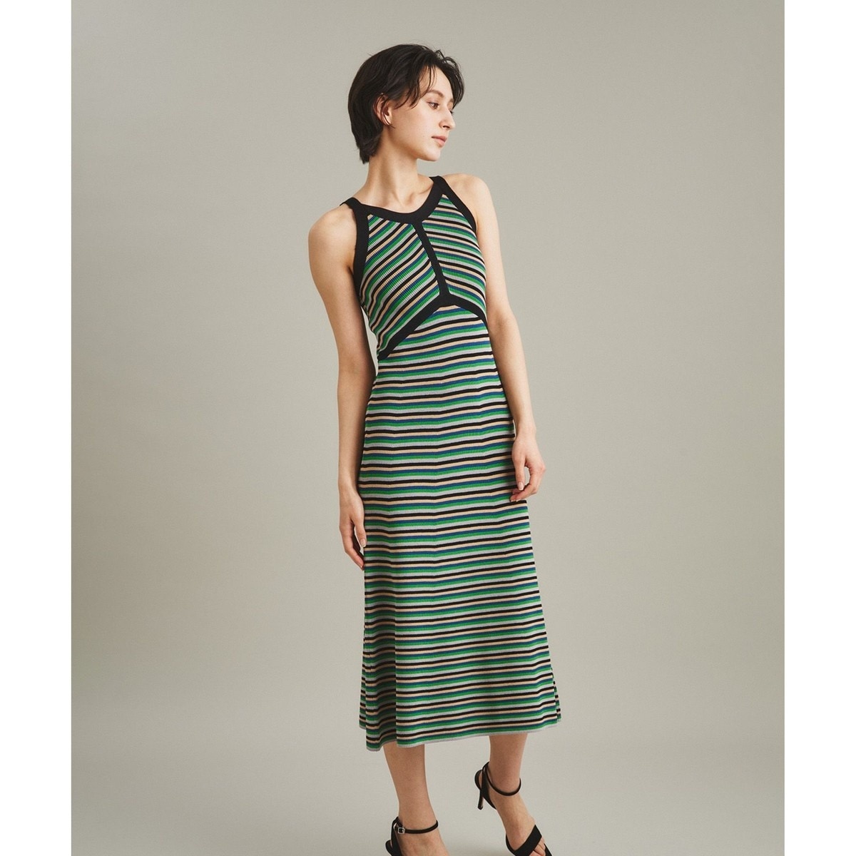 ラメニットプリーツワンピース | グレースコンチネンタル(GRACE