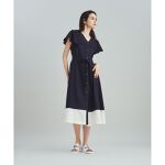 リネンタッチバイカラーワンピース | グレースコンチネンタル(GRACE 
