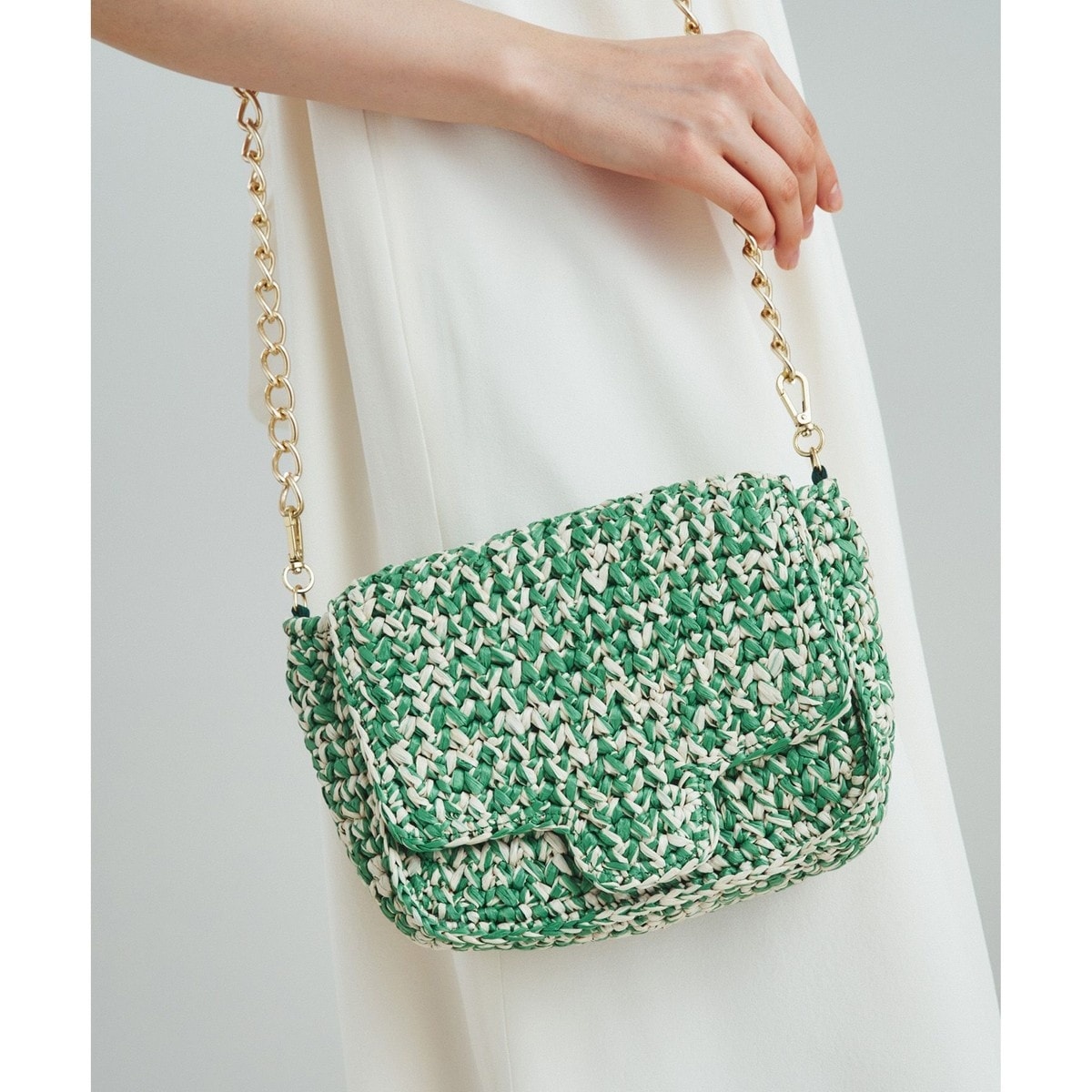 グレースコンチネンタル　トリムチェーンバッグ MaisonVincent チェーンバッグS / GRACE CONTINENTAL | GRACE