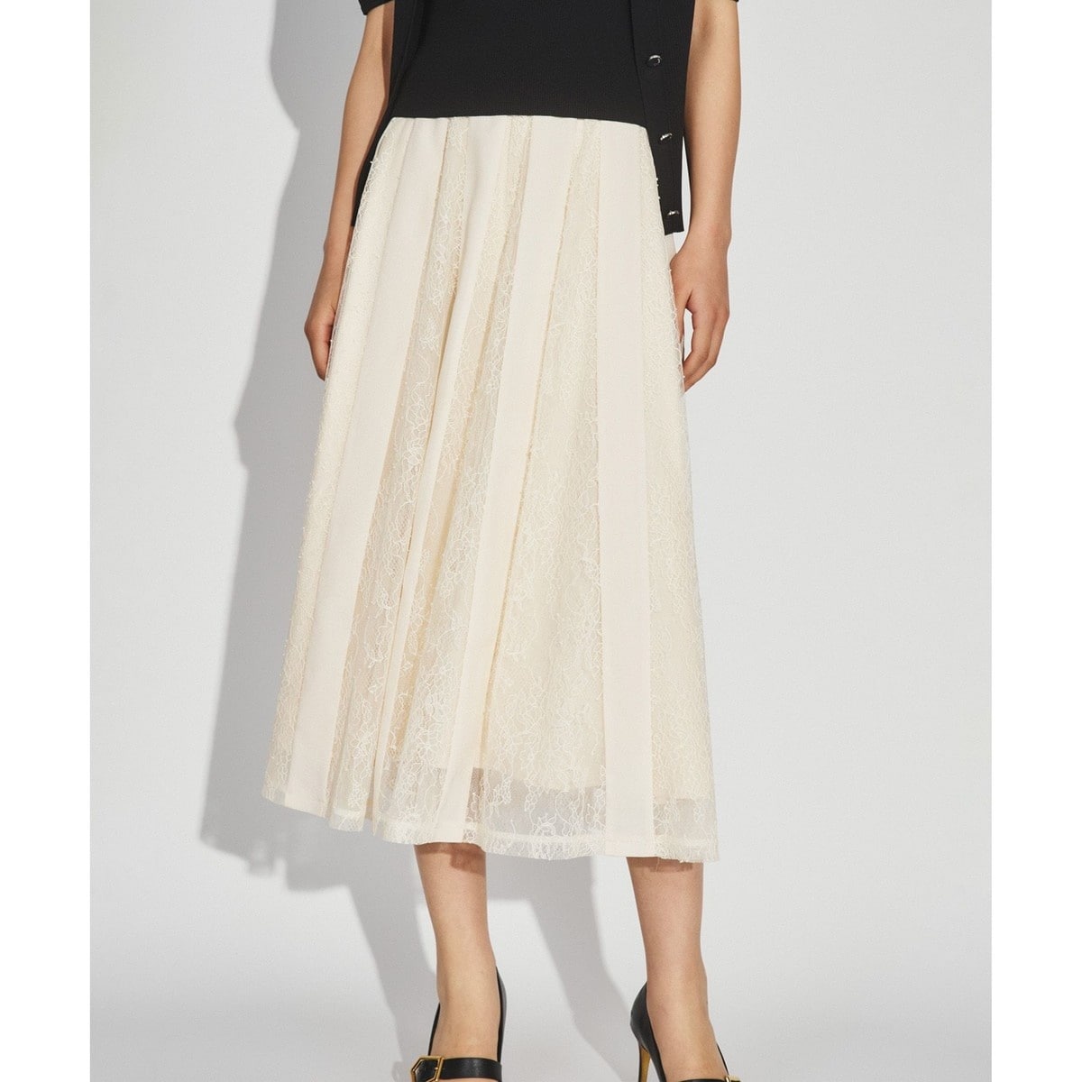レースコンビフレアスカート | グレースコンチネンタル(GRACE
