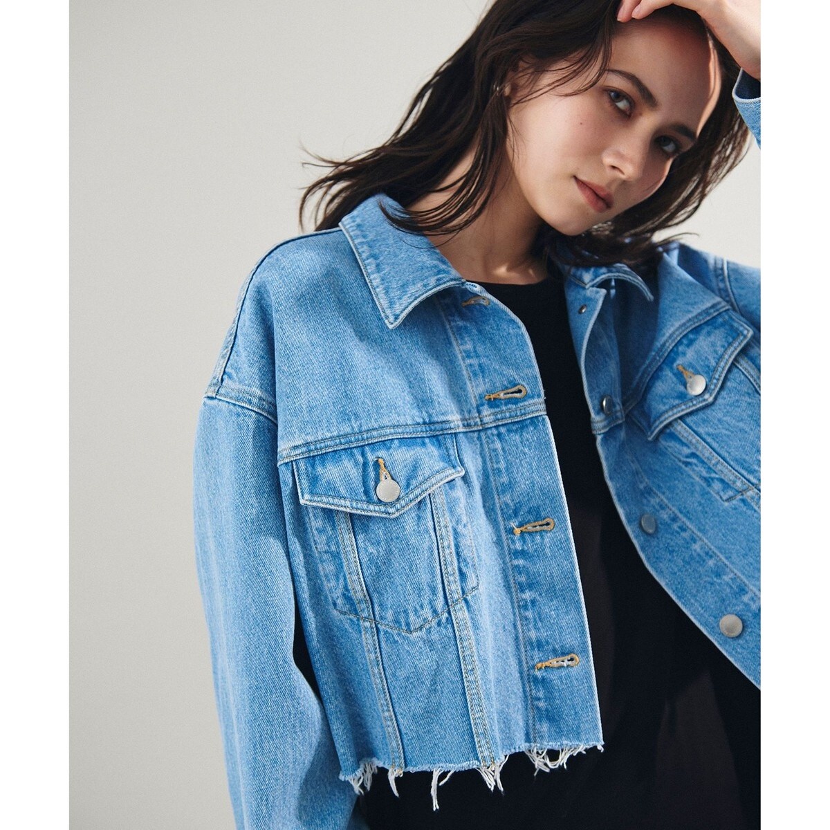 クロップドデニムジャケット | グレースコンチネンタル(GRACE