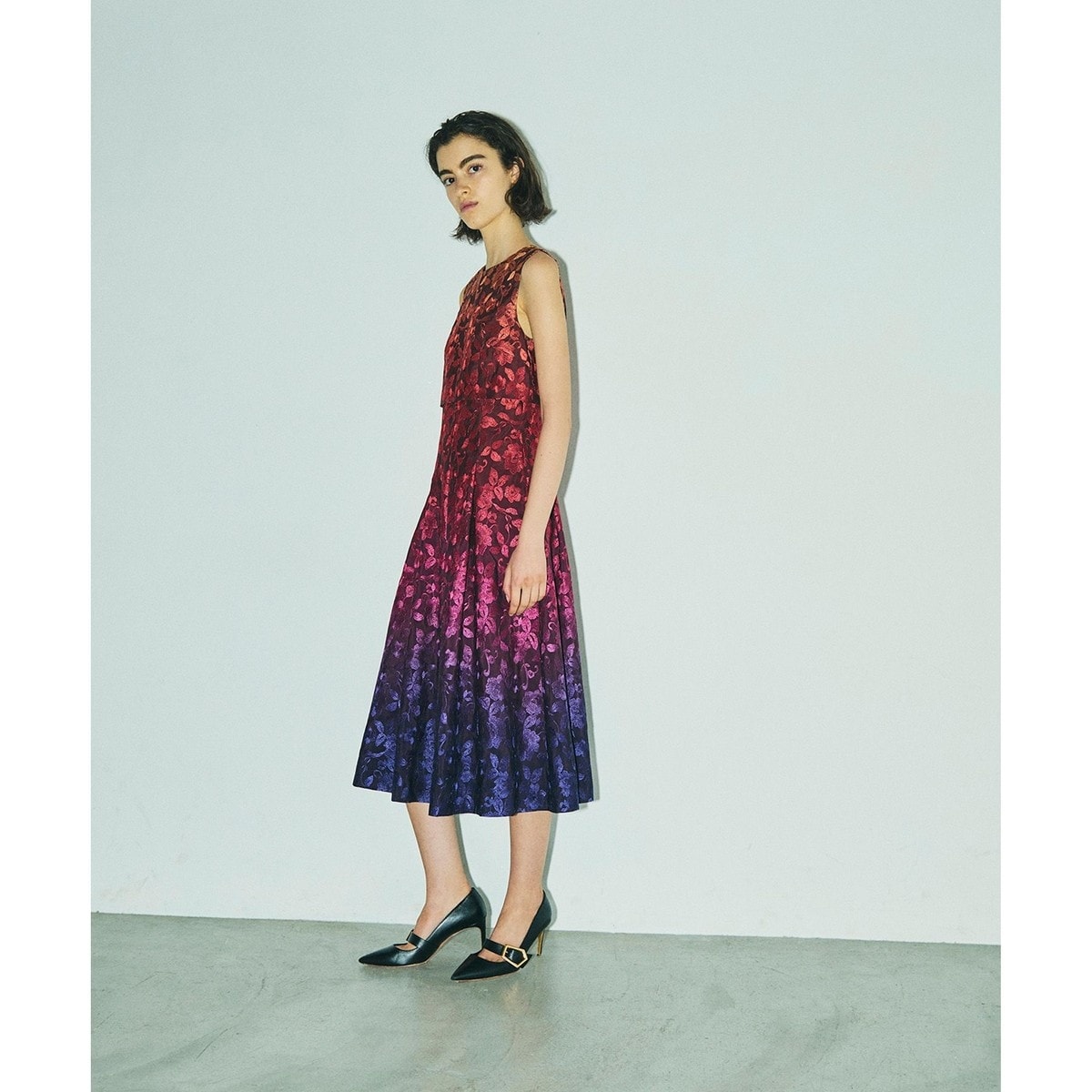 グラデプリント刺繍ワンピース | グレースコンチネンタル(GRACE