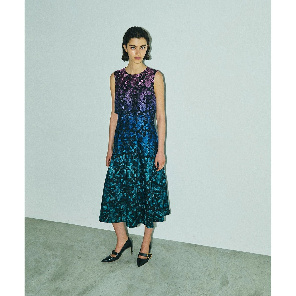 グラデプリント刺繍ワンピース | グレースコンチネンタル(GRACE