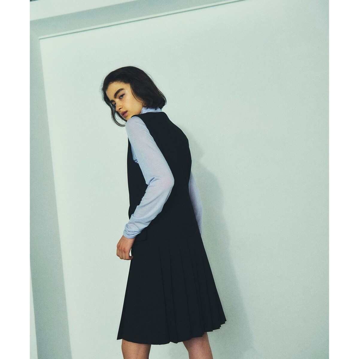 プリーツラップジャンパースカート | グレースコンチネンタル(GRACE