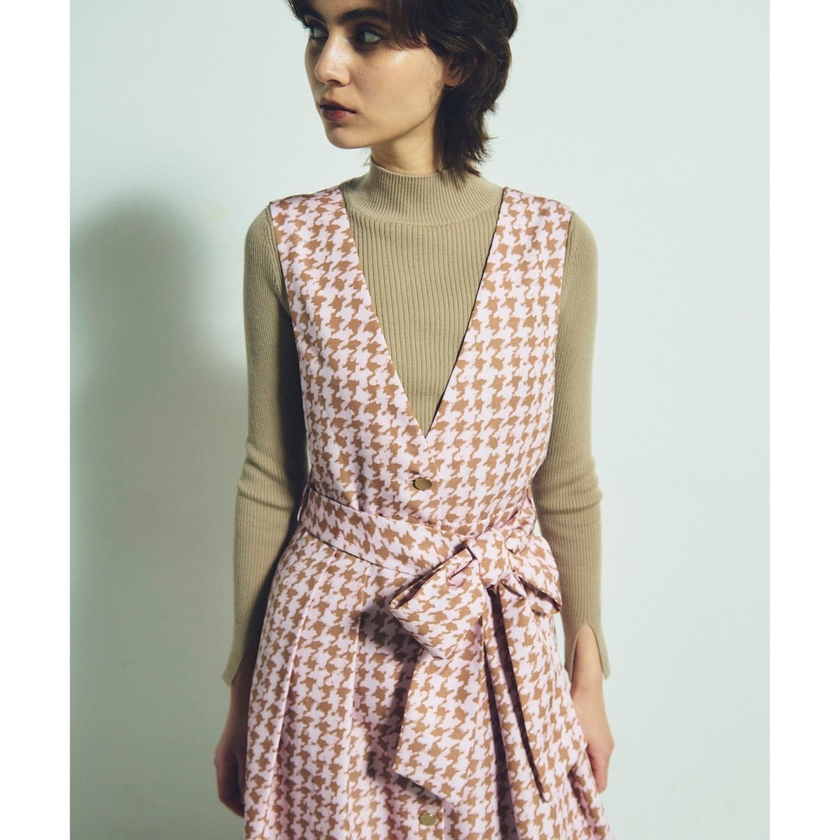 ハウンドトゥースジャンパースカート | グレースコンチネンタル(GRACE