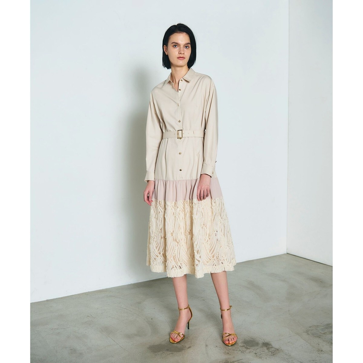 刺繍ヘムシャツワンピース | グレースコンチネンタル(GRACE