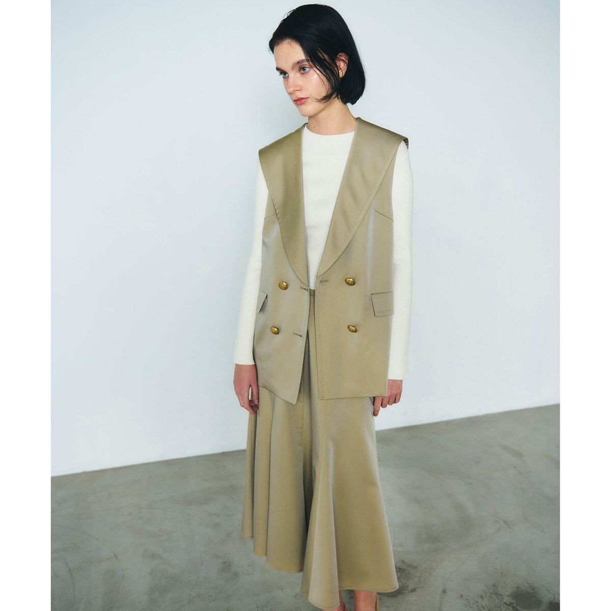 ストライプノーカラージレ | グレースコンチネンタル(GRACE