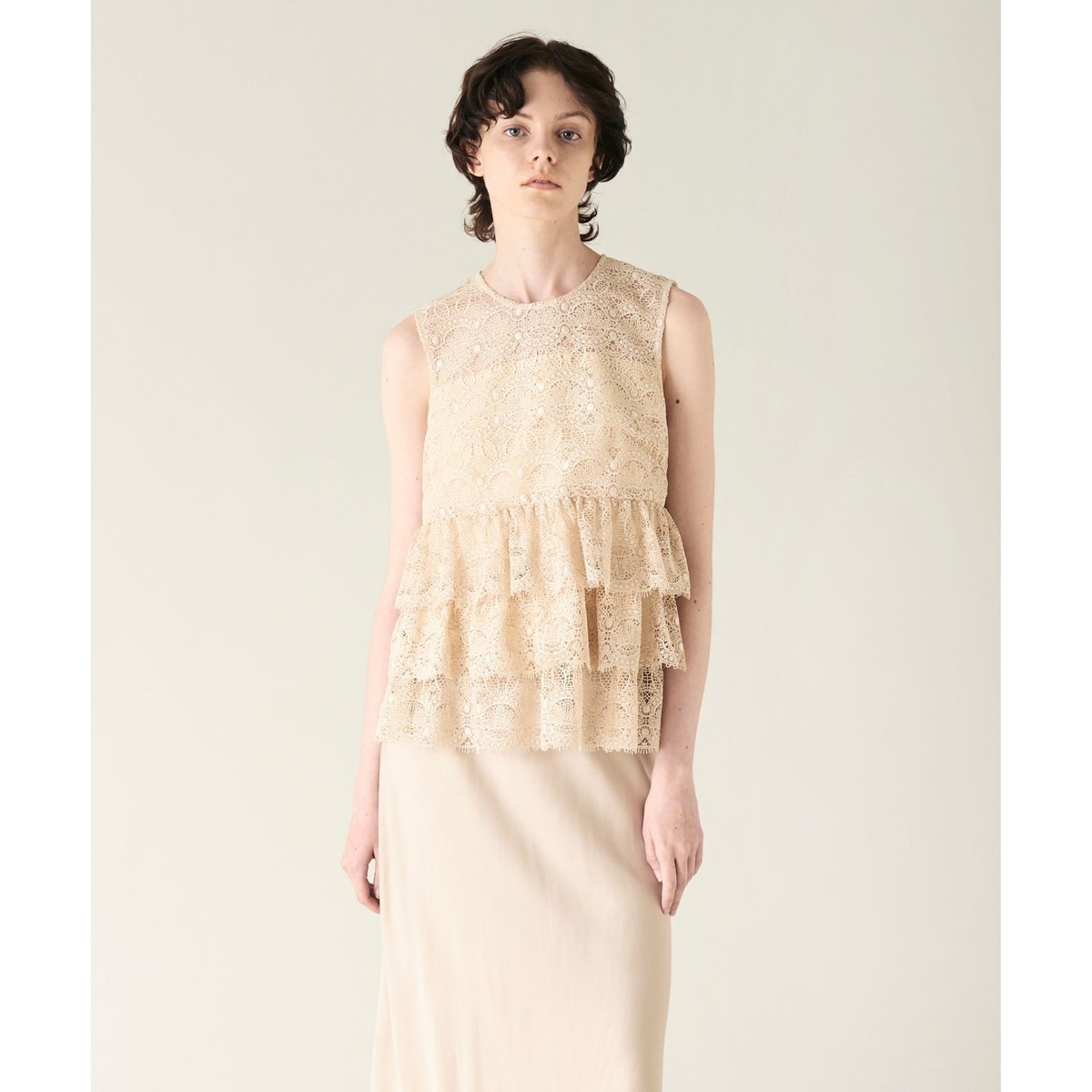GRACE CONTINENTAL / グレースコンチネンタル バイカラーアシメトップ バイカラーアシメトップ / GRACE CONTINENTAL | GRACE