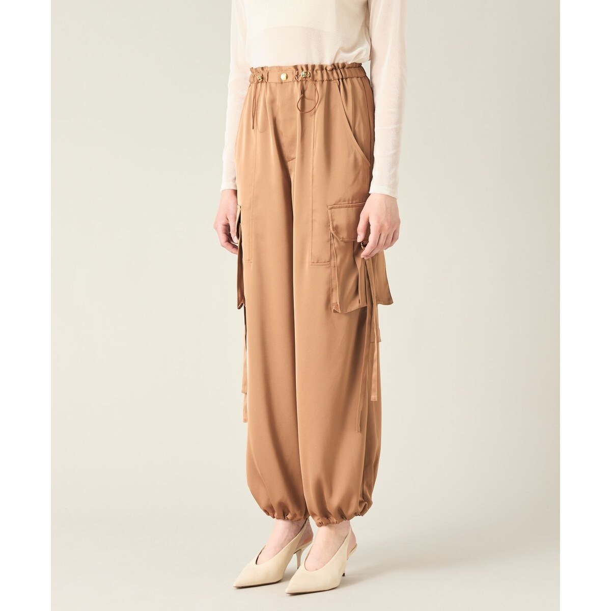 alexiastam サテンカーゴパンツ ALEXIA STAM（アリシアスタン）の「Satin Cargo Pants /サテン