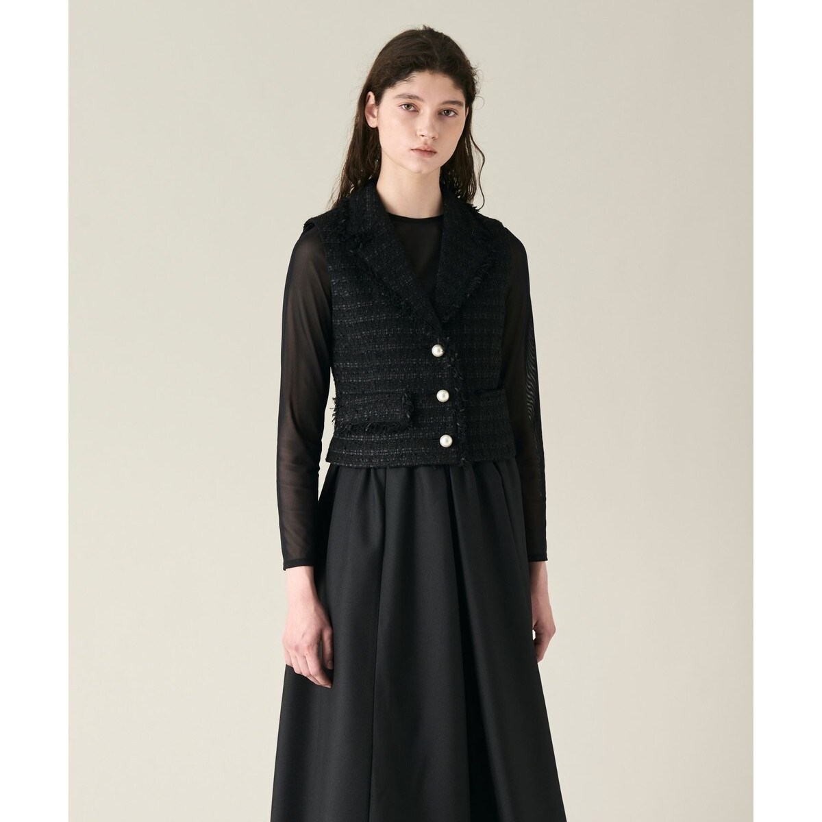 モヘアシャギーベスト | グレースコンチネンタル(GRACE CONTINENTAL