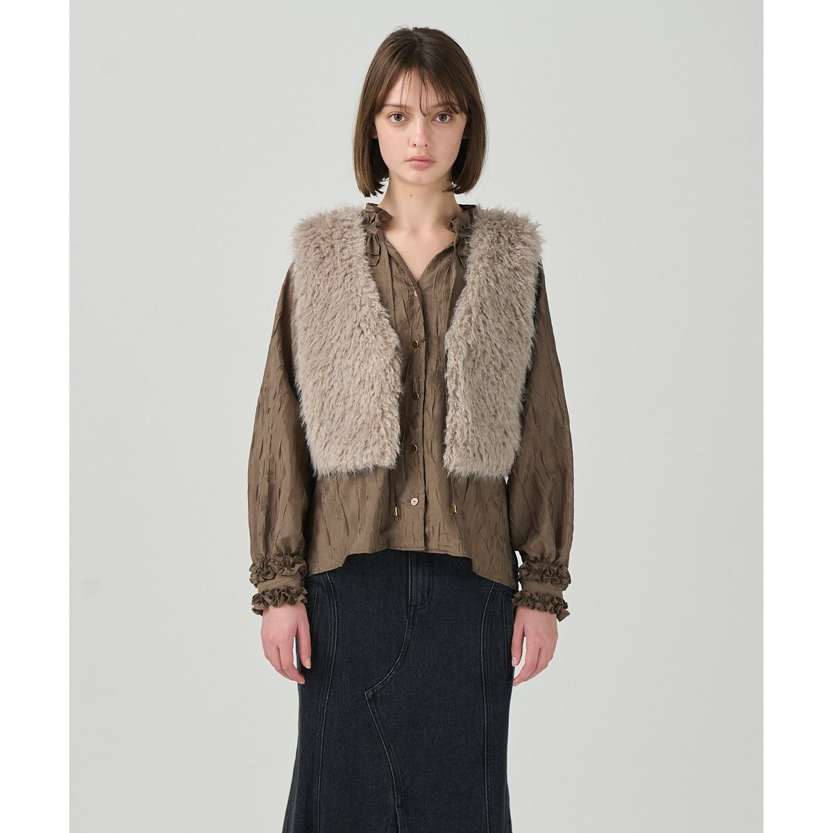 ショートファーベスト | グレースコンチネンタル(GRACE