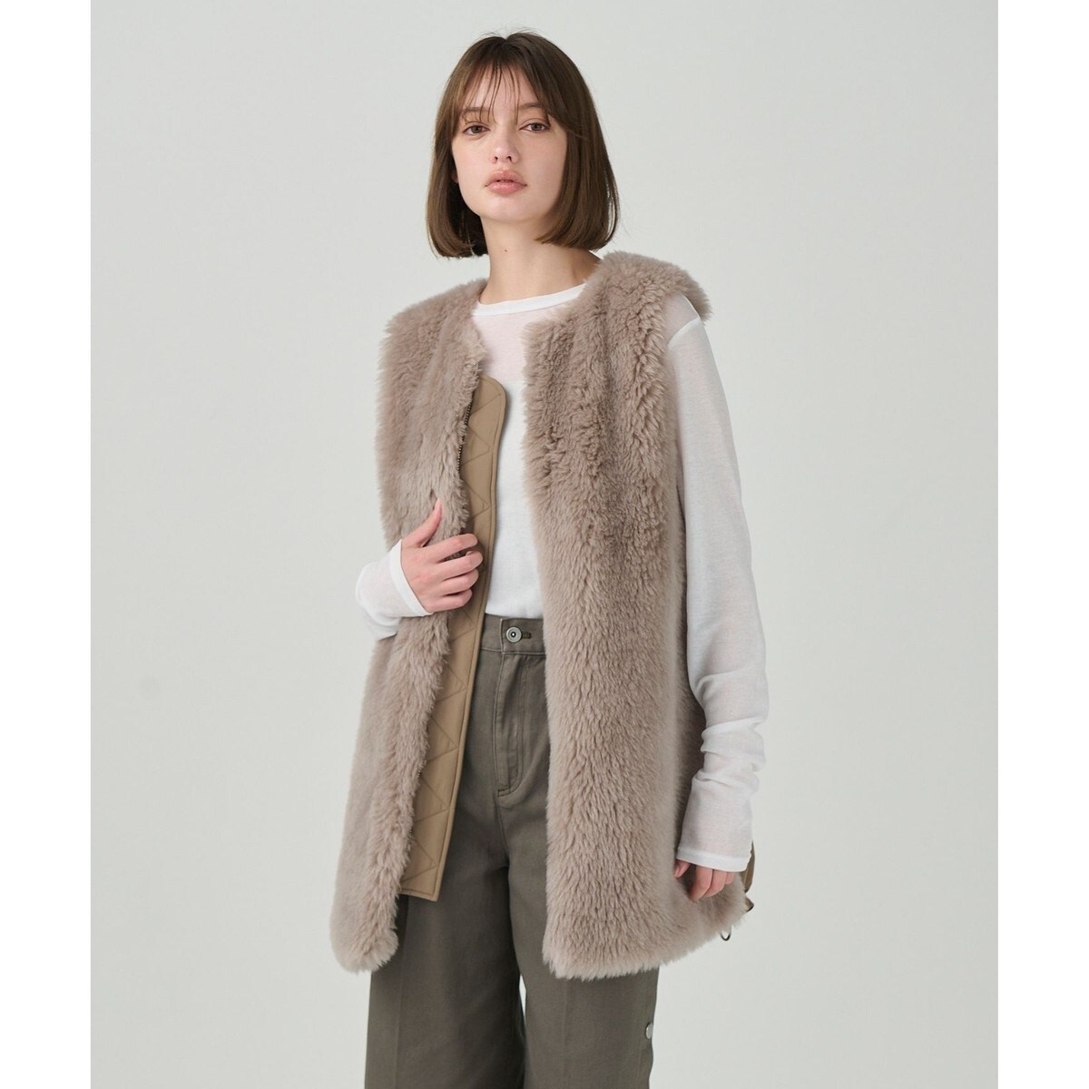 グレースコンチネンタル ファーベスト ショートファーベスト / GRACE CONTINENTAL | GRACE CONTINENTAL