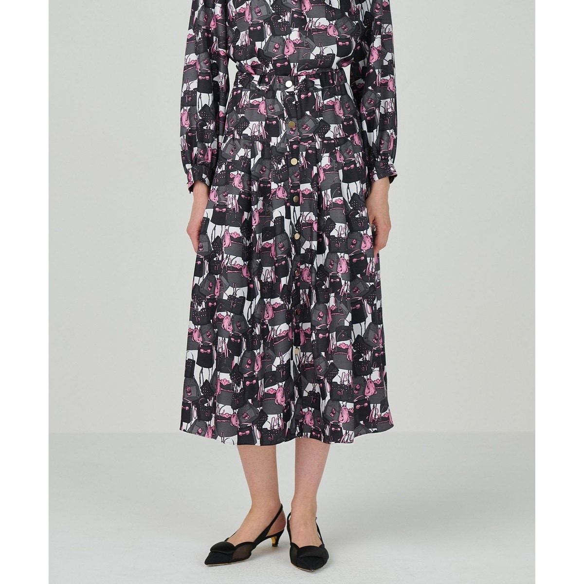 サテンコードスカート | グレースコンチネンタル(GRACE CONTINENTAL