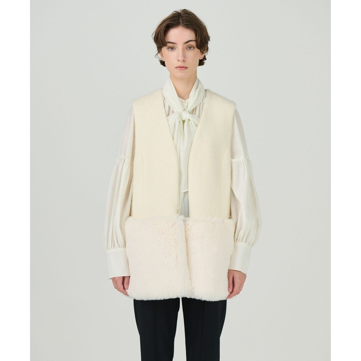 モヘアシャギーベスト | グレースコンチネンタル(GRACE CONTINENTAL