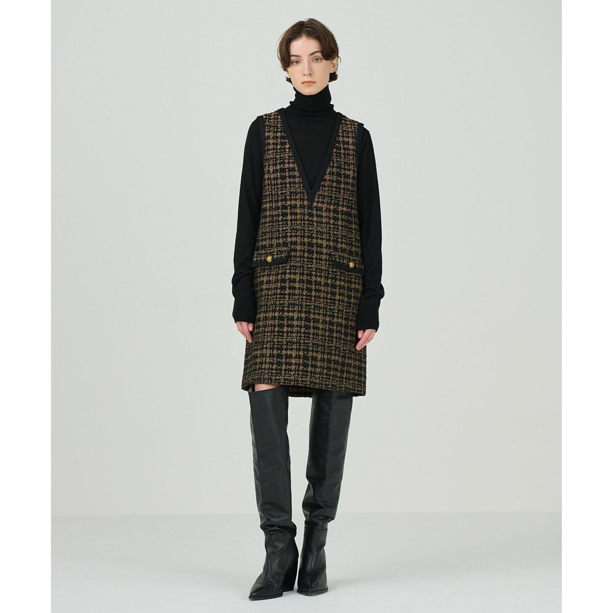 チドリツイードワンピース | グレースコンチネンタル(GRACE