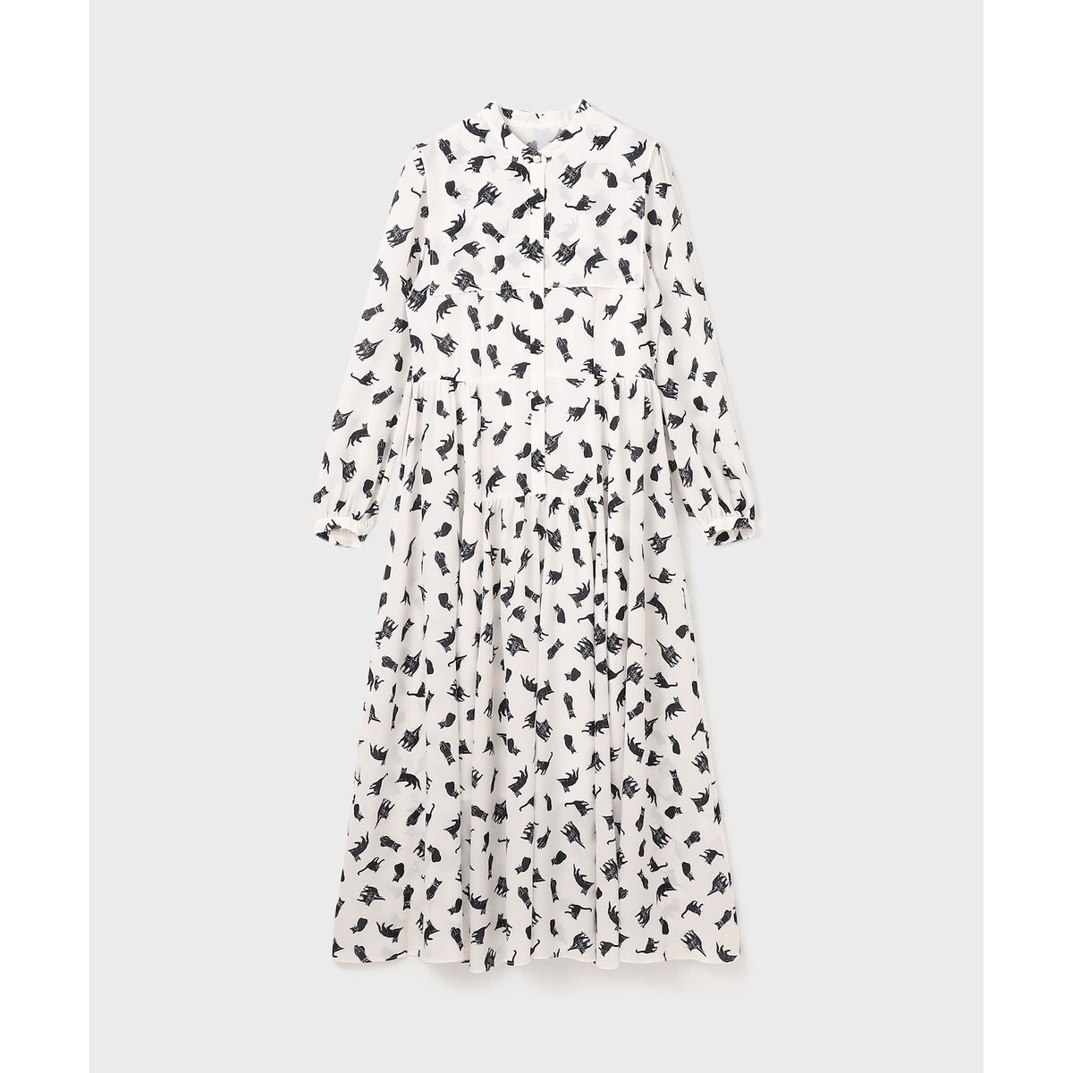 キャットプリントフライヨークワンピース | グレースコンチネンタル