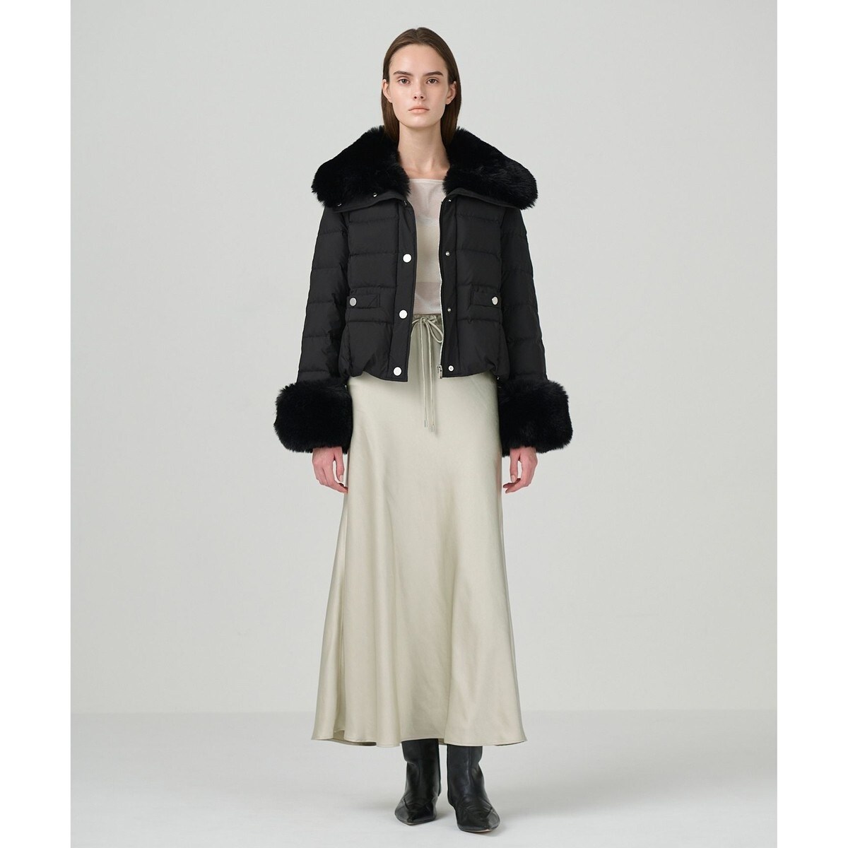 ファーショートダウンジャケット | グレースコンチネンタル(GRACE