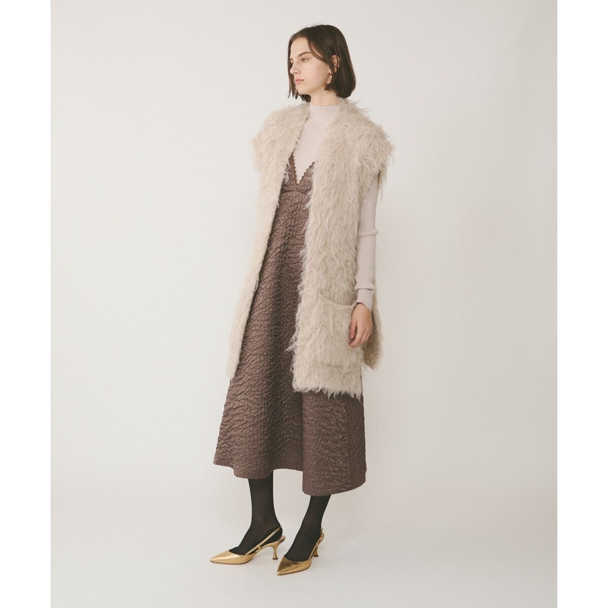 モヘアシャギーベスト | グレースコンチネンタル(GRACE CONTINENTAL