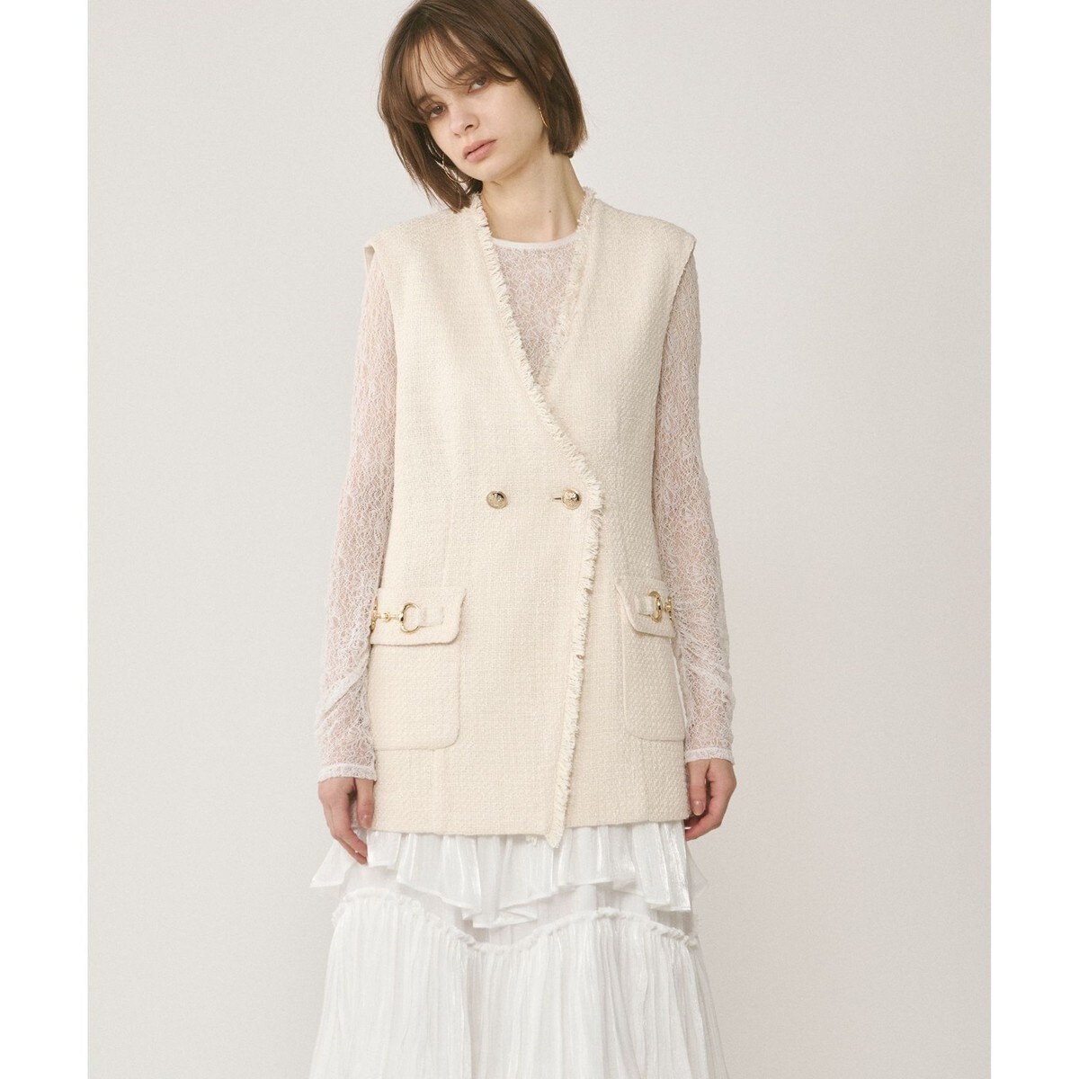 ショートファーベスト | グレースコンチネンタル(GRACE CONTINENTAL