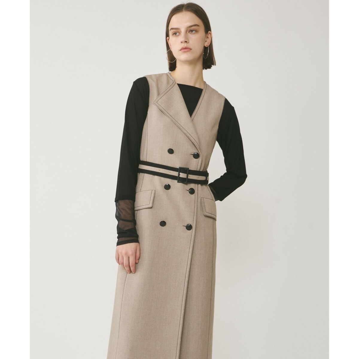 ツイードBOXタックワンピース | グレースコンチネンタル(GRACE