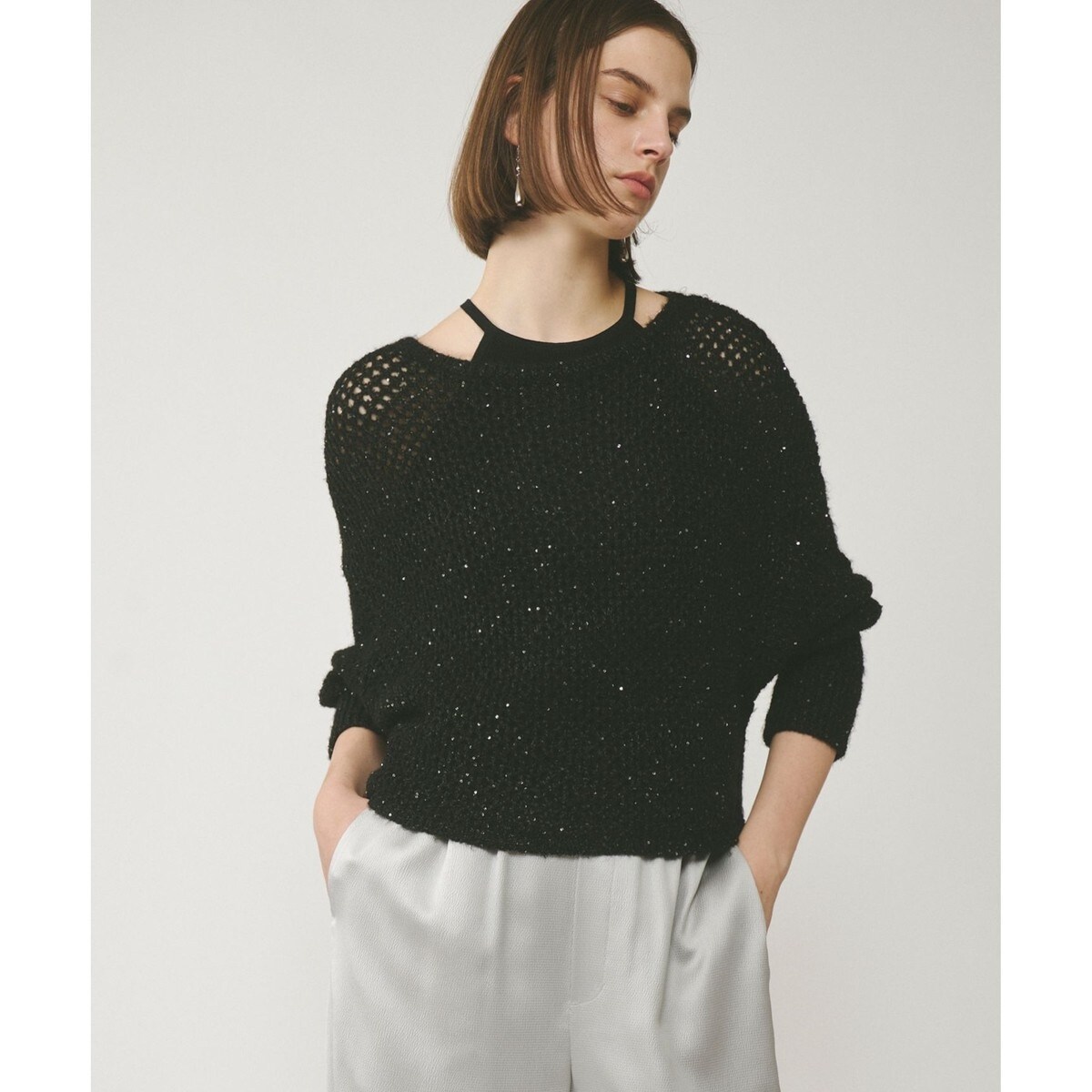 ニットスタジャン | グレースコンチネンタル(GRACE CONTINENTAL