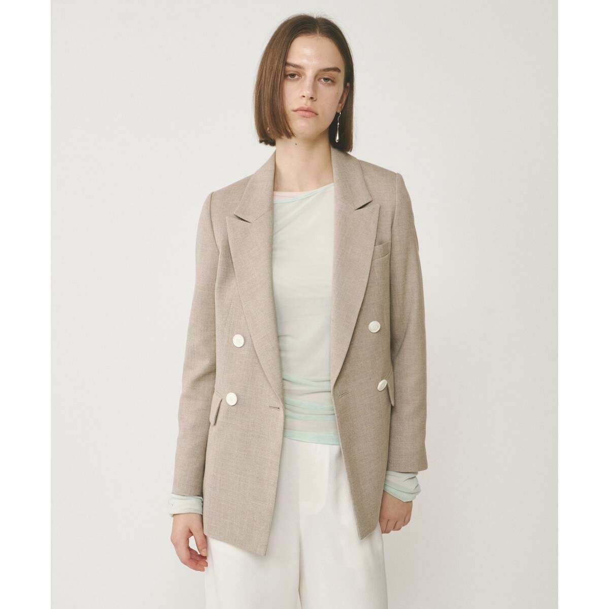 リネンタッチロングジャケット | グレースコンチネンタル(GRACE