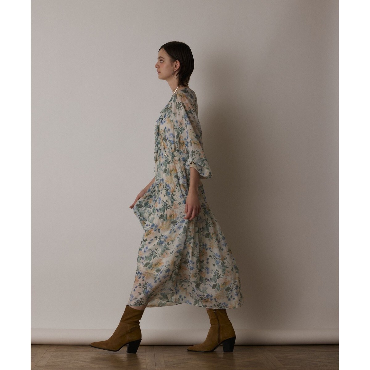 グレースコンチネンタル　ティアードロングワンピース ティアードロングワンピース / GRACE CONTINENTAL | GRACE