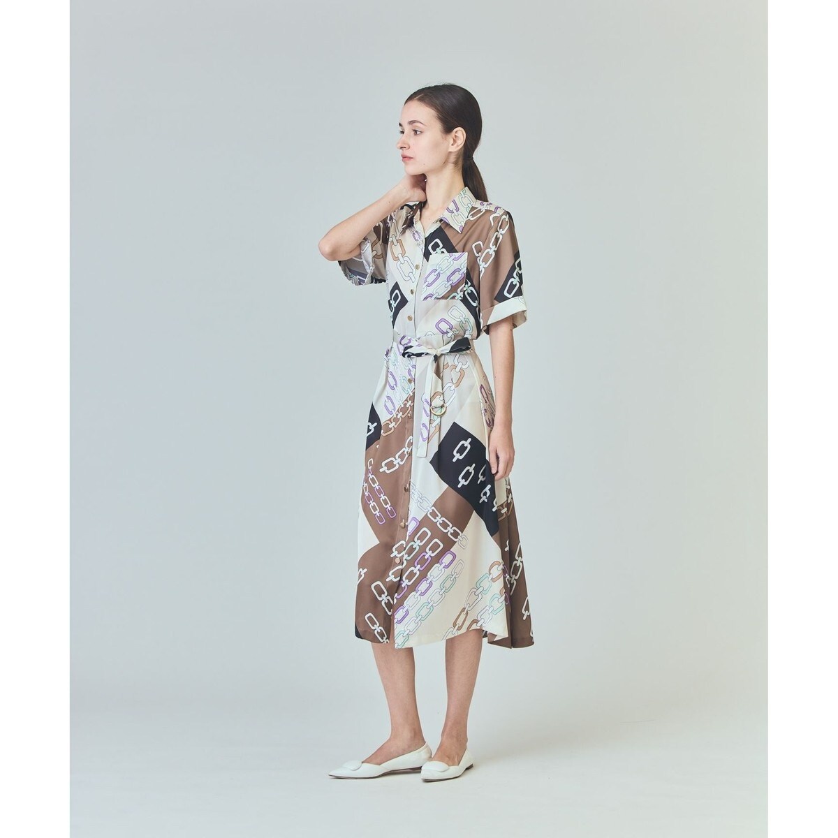 チェーンシャツドレス チェーンシャツドレス / GRACE CONTINENTAL | GRACE CONTINENTAL