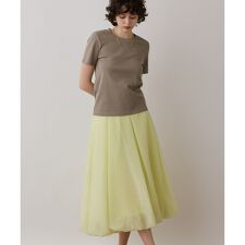 サテンプリーツイレヘムスカート | グレースコンチネンタル(GRACE  