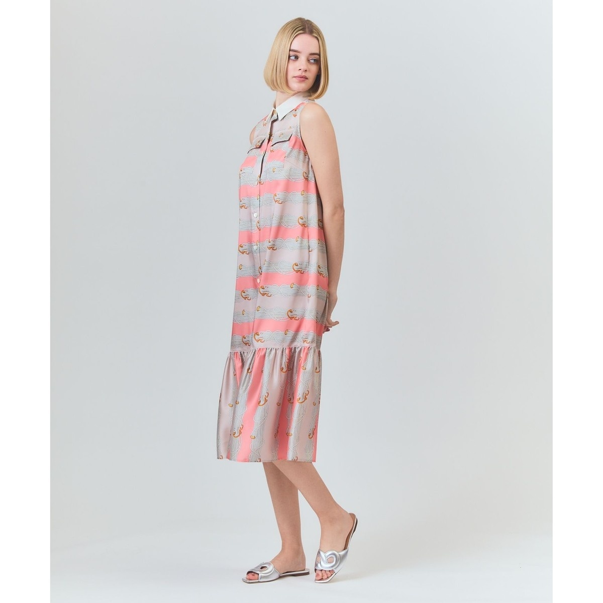 ★イオ★グレースコンチネンタル　グレースクラス　ロープボーダーワンピース ☆イオ☆グレースコンチネンタル グレースクラス ロープボーダー